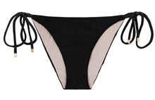 Cargar imagen en el visor de la galería, Product Front: Rio De Sol Bragas Bottom Shimmer-Black Ibiza-Comfy
