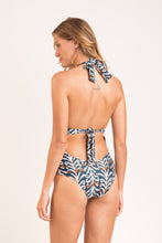 Cargar imagen en el visor de la galería, Model Back: Rio De Sol Una Pieza Ikat Mel-Op