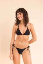 Cargar imagen en el visor de la galería, Model Front: Rio De Sol Conjunto Set Shimmer-Black Tri-Inv Cheeky-Tie