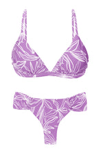 Cargar imagen en el visor de la galería, Product Front: Rio De Sol Conjunto Set Trail-Purple Tri-Fixo Baobi-Cheeky