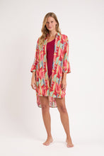 Cargar imagen en el visor de la galería, Model Front: Rio De Sol Vestido Camidero Sea-Bloom Chemise Gabriele