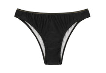 Cargar imagen en el visor de la galería, Product Front: Rio De Sol Bragas Bottom Shimmer-Black Essential
