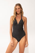Cargar imagen en el visor de la galería, Model Front: Rio De Sol Una Pieza Linea-Black Mel-Op
