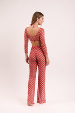 Cargar imagen en el visor de la galería, Model Back: Rio De Sol Pantalones De Playa Floral-Scales Pants Lana