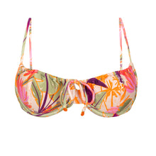 Cargar imagen en el visor de la galería, Product Front: Rio De Sol Sostén Top Oasis Balconet-Tie