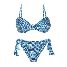 Cargar imagen en el visor de la galería, Product Front: Rio De Sol Conjunto Set Chuva Bandeau-Joy Italy