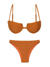 Cargar imagen en el visor de la galería, Product Front: Rio De Sol Conjunto Set Ferrugo Juliette Leblon