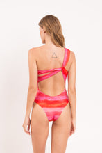 Cargar imagen en el visor de la galería, Model Back: Rio De Sol Una Pieza Cher Santorini