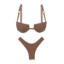Cargar imagen en el visor de la galería, Product Front: Rio De Sol Conjunto Set Sand-Cappuccino Juliette-Aya Nara