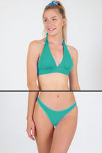 Cargar imagen en el visor de la galería, Model Front: Rio De Sol Conjunto Set Opal Halter-Cos Essential-Comfy
