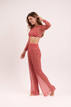 Cargar imagen en el visor de la galería, Image 03: Rio De Sol Pantalones De Playa Floral-Scales Pants Lana