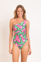 Cargar imagen en el visor de la galería, Model Front: Rio De Sol Una Pieza Parrots Maeve