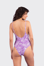 Cargar imagen en el visor de la galería, Model Back: Rio De Sol Una Pieza Trail-Purple Hype