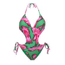 Cargar imagen en el visor de la galería, Product Front: Rio De Sol Una Pieza Parrots Trikini-Comfy