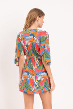 Cargar imagen en el visor de la galería, Model Back: Rio De Sol Mini Dress Jungle Mini Dress