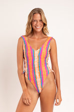 Cargar imagen en el visor de la galería, Image 05: Rio De Sol Una Pieza Stripes Zoe