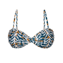 Cargar imagen en el visor de la galería, Product Front: Rio De Sol Sostén Top Ikat Twist