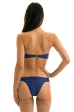 Cargar imagen en el visor de la galería, Model Back: Rio De Sol Bragas Bottom Kiwanda Denim Bandeau