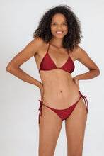 Cargar imagen en el visor de la galería, Model Front: Rio De Sol Conjunto Set Shimmer-Divino Tri-Rope Ibiza-Rope
