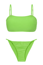 Cargar imagen en el visor de la galería, Product Front: Rio De Sol Conjunto Set Lemon Bandeau-Reto Cheeky-Fixa