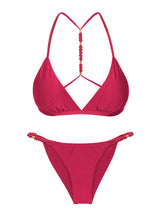 Cargar imagen en el visor de la galería, Product Front: Rio De Sol Conjunto Set Shimmer-Desejo Tri-Fixo-Noa Cheeky-Noa