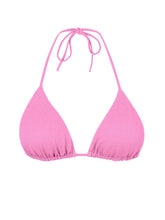 Cargar imagen en el visor de la galería, Product Front: Rio De Sol Sostén Top Crespinho-Rosa Tri-Inv