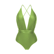Cargar imagen en el visor de la galería, Product Front: Rio De Sol Una Pieza Shimmer-Botanica New Vegas
