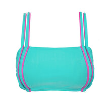 Cargar imagen en el visor de la galería, Product Front: Rio De Sol Sostén Top Duo Pink Blue