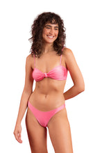 Cargar imagen en el visor de la galería, Model Front: Rio De Sol Sostén Top Shimmer-Confetti Bandeau-Joy