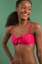 Cargar imagen en el visor de la galería, Image 10: Rio De Sol Sostén Top Dots-Virtual-Pink Balconet-Tie