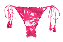 Cargar imagen en el visor de la galería, Product Front: Rio De Sol Bragas Bottom Pink-Palms Frufru-Fio