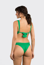 Cargar imagen en el visor de la galería, Model Back: Rio De Sol Sostén Top Tambourine Halter-Marina