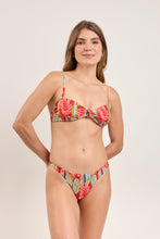 Cargar imagen en el visor de la galería, Model Front: Rio De Sol Sostén Top Sea-Bloom Bandeau-Joy