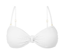 Cargar imagen en el visor de la galería, Product Front: Rio De Sol Sostén Top Bora-White Bandeau-Joy