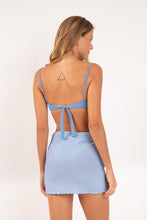 Cargar imagen en el visor de la galería, Model Back: Rio De Sol Falda De Playa Drift-Cianita Lila Skirt