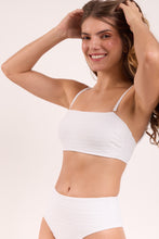 Cargar imagen en el visor de la galería, Image 08: Rio De Sol Sostén Top Memphis-White Bandeau-Reto