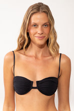 Cargar imagen en el visor de la galería, Gallery: Rio De Sol Sostén Top Malibu-Black Zaya