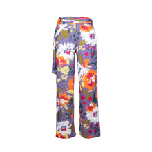 Cargar imagen en el visor de la galería, Product Front: Rio De Sol Pantalones De Playa Garden-Flower Pants Knot
