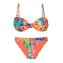 Cargar imagen en el visor de la galería, Product Front: Rio De Sol Conjunto Set Love-Trip Bandeau-Joy Essential-Comfy