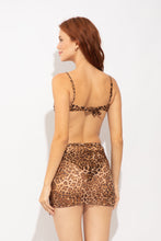 Cargar imagen en el visor de la galería, Model Back: Rio De Sol Falda De Playa Yaguara Mini Skirt Ruched
