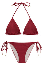 Cargar imagen en el visor de la galería, Product Front: Rio De Sol Conjunto Set Shimmer-Divino Tri-Rope Ibiza-Rope