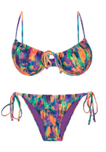 Cargar imagen en el visor de la galería, Product Front: Rio De Sol Conjunto Set Euphoria Balconet-Tie Lacinho