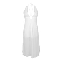 Cargar imagen en el visor de la galería, Product Front: Rio De Sol Vestido De Playa Memphis-White Saida Yara