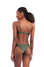 Cargar imagen en el visor de la galería, Model Back: Rio De Sol Sostén Top Croco Bandeau-Joy