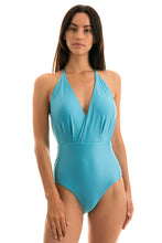 Cargar imagen en el visor de la galería, Model Front: Rio De Sol Una Pieza Orvalho Transpassado