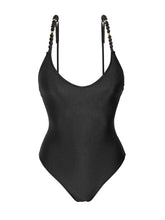 Cargar imagen en el visor de la galería, Product Front: Rio De Sol Una Pieza Shimmer-Black Hype-Noa