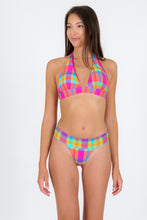Cargar imagen en el visor de la galería, Model Front: Rio De Sol Conjunto Set Tulip-Garden Halter-Cos Rio-Cos