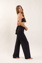 Cargar imagen en el visor de la galería, Image 03: Rio De Sol Pantalones De Playa Black Pants Knot