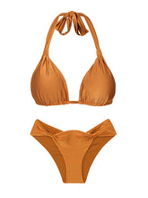 Cargar imagen en el visor de la galería, Product Front: Rio De Sol Conjunto Set Shimmer-Nocciola Mel