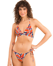 Cargar imagen en el visor de la galería, Gallery: Rio De Sol Conjunto Set Leaves Tri-Cos Cheeky-Micro